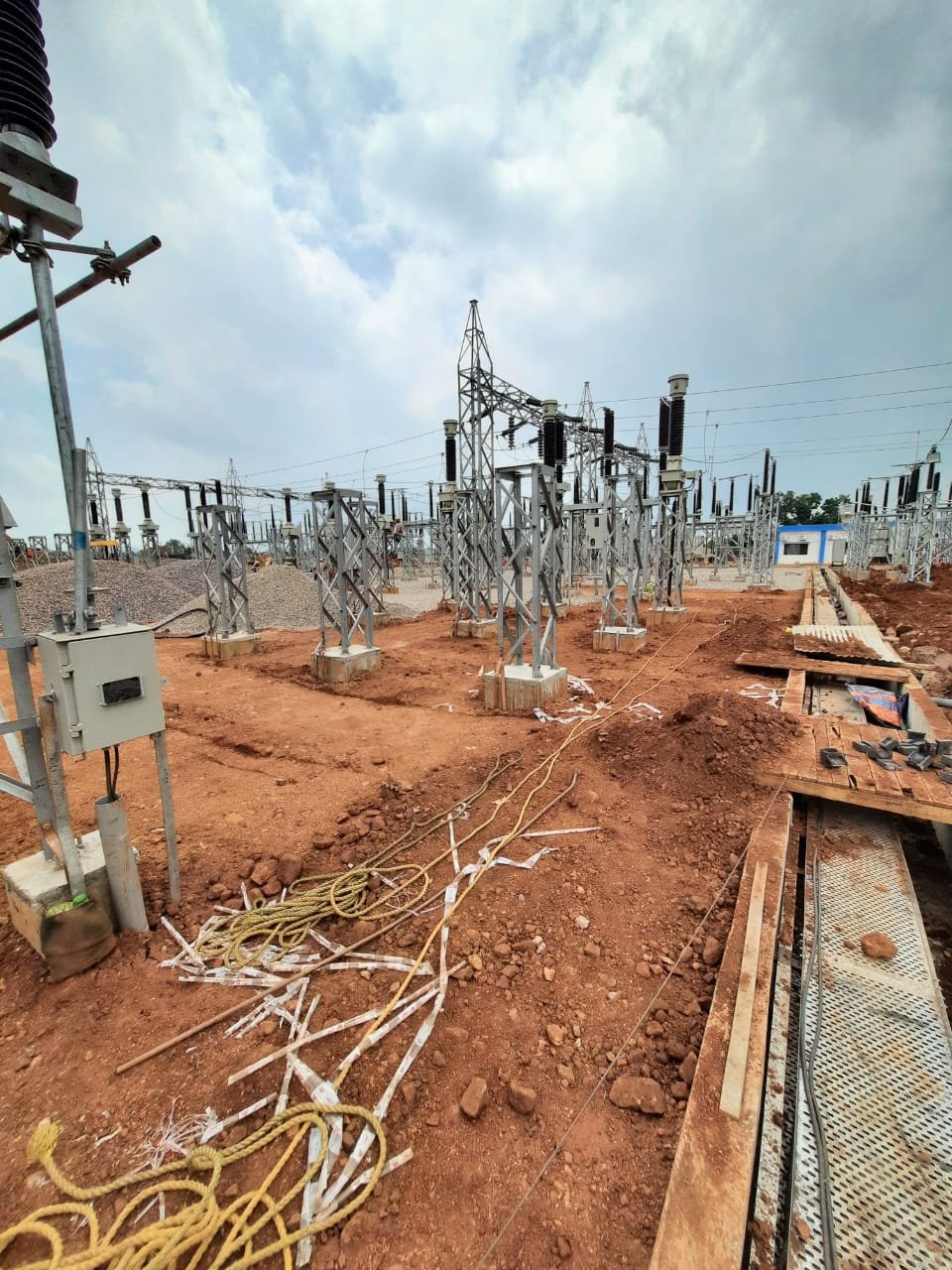 Cable trench work